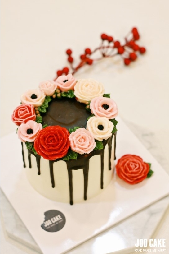 주케이크, 발렌타인데이 케이크 출시…원데이클래스 오픈