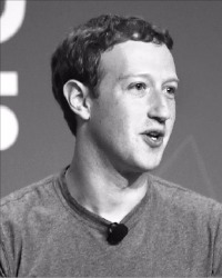마크 저커버그 페이스북 최고경영자(CEO)가 22일(현지시간) ‘모바일월드콩그레스(MWC) 2016’에서 기조연설
을 하고 있다. 바르셀로나연합뉴스
