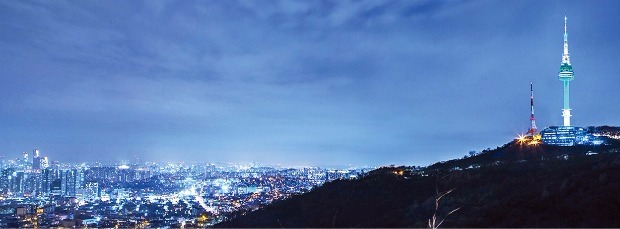 서울 남산 주변 야경. YTN 제공 