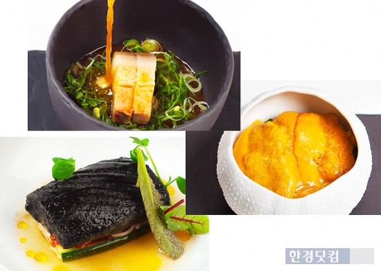 2014년 미국 뉴욕판 가이드에서 한국인 임정식 셰프(37)가 이끄는 한식 레스토랑 '정식'이 별 2개를 받았다. 이는 한국인 셰프가 받은 첫 미슐랭 2스타이자 한식 전문 식당이 받은 첫 별점이다. 사진은 임 셰프의 요리. / 사진= 정식