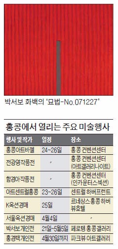 K아트 홍콩 집결 … 300억대 전시·판매