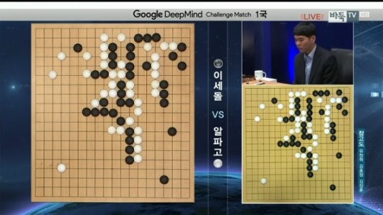 이세돌 알파고 대결 (사진=해당방송 캡처)