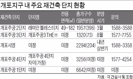 강남 부촌 '개포동 시대' 열린다