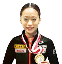 '리틀 연아' 유영, 국제대회 첫 금메달