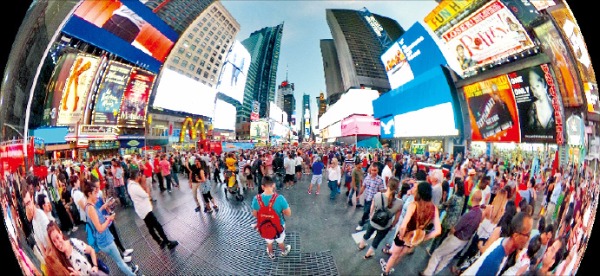 ‘리코 세타S’로 찍은 미국 뉴욕 타임스퀘어 