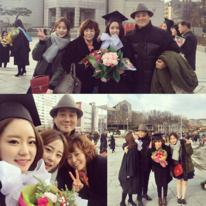 허영지, 친언니 졸업식 사진 공개 &#39;우월한 자매&#39;
