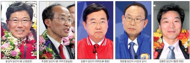 '경제관료' 윤상직·추경호, CEO 김병관…경제인 대거 여의도 입성