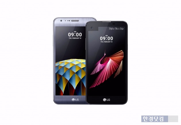 LG전자의 보급형 스마트폰 'X 시리즈'. 'X 캠'(왼쪽)과 'X 스크린'. / 사진=LG전자 제공