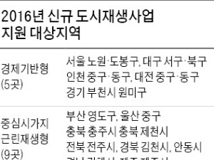 정부, 신규 도시재생사업지 33곳 선정…서울 노원·도봉, 부산 영도 등 최대 250억 지원