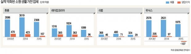 성장통인가, 한계인가…소형 생활가전의 눈물