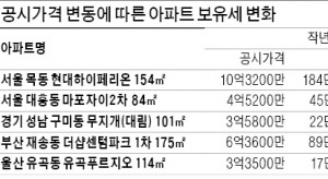 집값 6% 오른 서울, 보유세 31만원 더 내