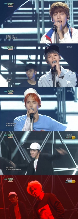 &#39;뮤직뱅크&#39; NCT U, 훈남들의 화끈한 데뷔무대 &#39;윗아웃 유&#39;-&#39;일곱 번째 감각&#39;