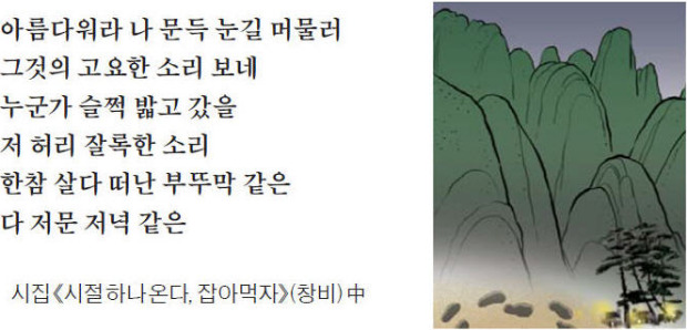 [이 아침의 시] 사람 지나간 발자국 - 이경림(1947~)