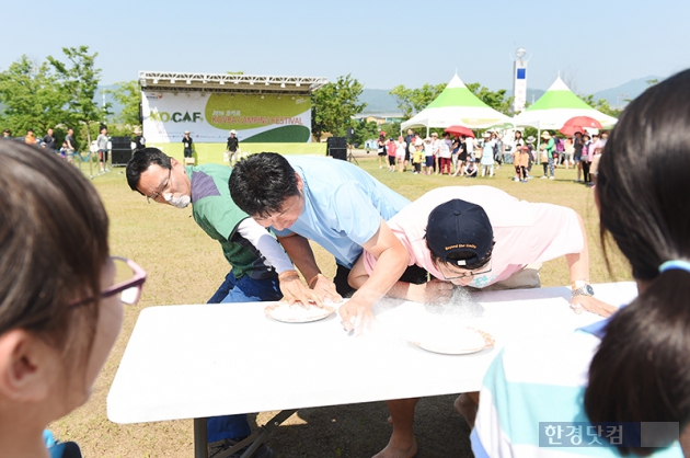 [포토] 2016 코카프, '캠핑장에서도 숨길 수 없는 남자들의 자존심'