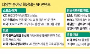  성큼 다가온 VR 콘텐츠 시대, 교육·스포츠·유통까지…'360도 신세계' 열렸다