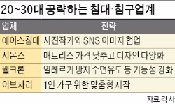 "20~30대를 잡아라"…침대·침구 'SNS 전쟁'