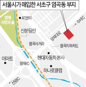 7년째 버스차고지로 방치…서울 강남 1300억 알짜배기 땅