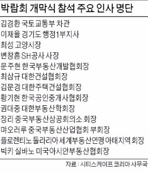 [시티스케이프 코리아 2016] 건설·부동산 관련 기업인·투자자…투자유치 등 협력