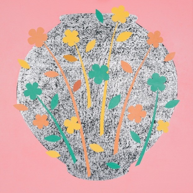 Blooming garden#1607, mixed Media,60x60,2016