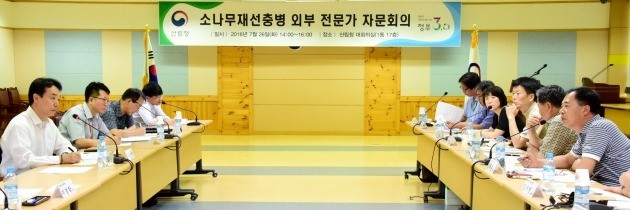 김용하 산림청 차장, 소나무재선충병 전문가 자문회의 주재