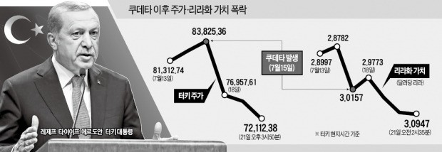 "에르도안 리스크"…투자자들 '터키 엑소더스'