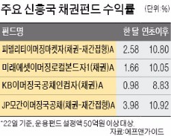 올 수익률 9.28%…신흥국 채권펀드 '잘나가네'