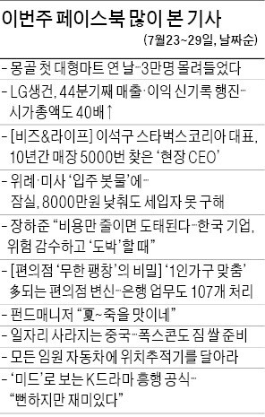 [클릭! 한경] 스타벅스코리아 대표의 '직원 행복론'…반나절 만에 SNS 300회 이상 공유