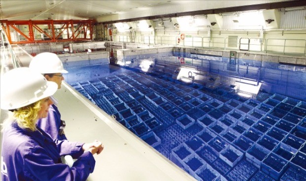 스웨덴 방사성폐기물 관리회사 SKB가 지은 사용후핵연료 저장시설.