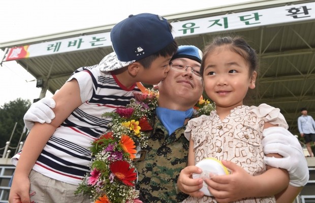 레바논 파병 동명부대 18진 환송식