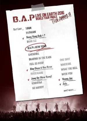 B.A.P, 8月 서울 앙코르 콘서트 셋리스트 공개