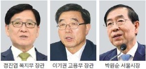 '서울시 청년수당' 놓고 대통령 앞에서 설전