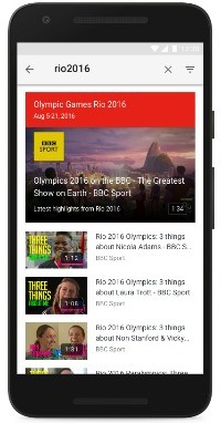 영국 BBC가 유튜브에서 운영하는 리우올림픽 공식 채널. / 사진=유튜브 한국 블로그