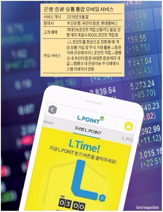 유안타증권 "롯데 포인트로 주식투자"