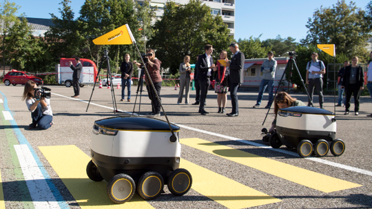 스위스가 시험 이용할 우편배달 로봇.사진 출처=스위스 우정국 