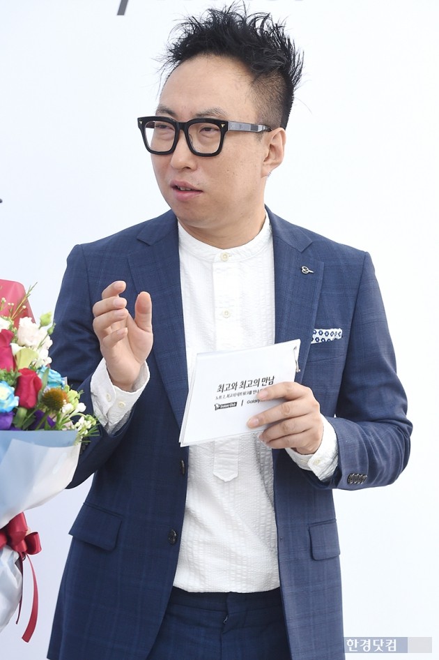 [HEI포토] 박명수, '유느님 없으니 안절부절 못하는 모습'(갤럭시 노트7 개통 행사)