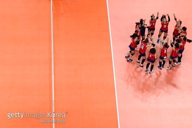 여자 배구대표팀 ⓒ gettyimages/이매진스 