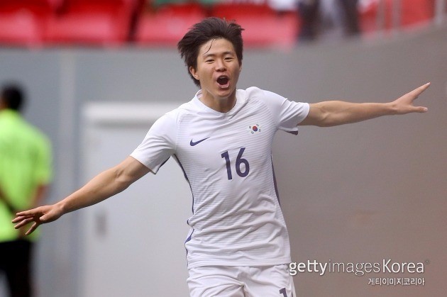 결승골을 터뜨린 권창훈 ⓒ gettyimages/이매진스 