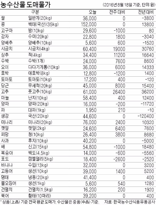 신고배 가격, 작년보다 50% 뛰어