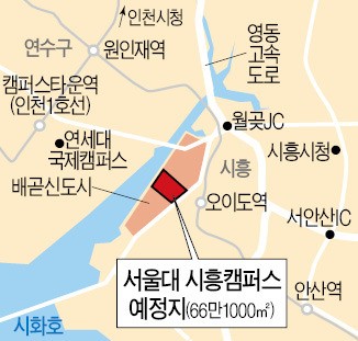 서울대 시흥캠퍼스 11월 착공