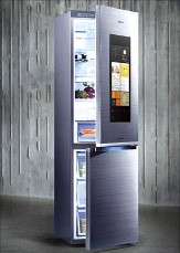 냉장고 화면으로 식재료 확인…'삼성 패밀리허브' IFA서 공개