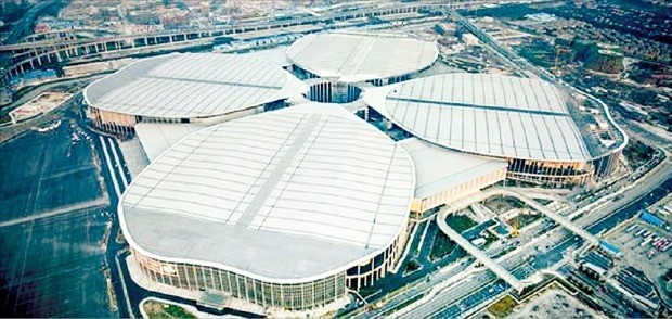 단일 전시 건물로 세계에서 가장 큰 상하이국립전시컨벤션센터(NECC). NECC 제공 