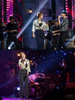 공민지, 백지영 &#39;더 스테이지&#39; 무대 응원 차 &#39;깜짝 방문&#39;