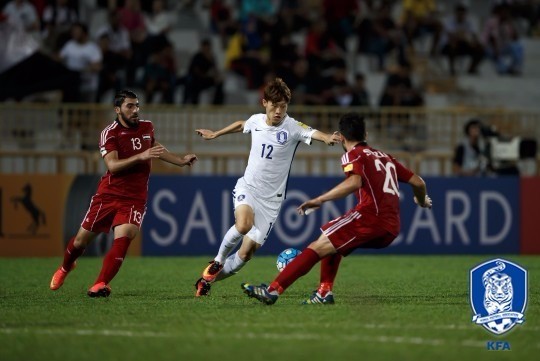 한국 대 시리아. 대한축구협회 제공