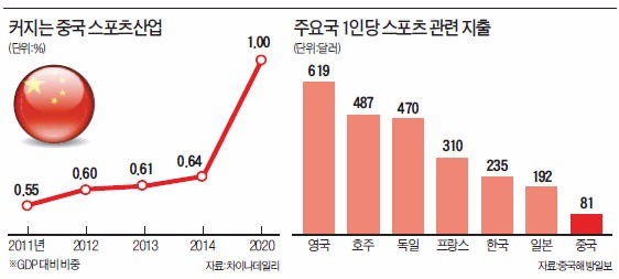 시진핑이 키운 중국 스포츠산업…알리바바·나이키도 투자 늘린다