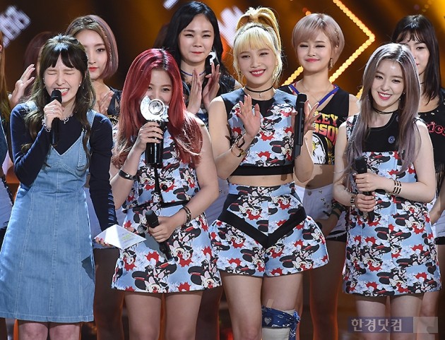 [HEI포토] 레드벨벳, '더쇼 초이스' 수상