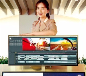 [제14회 올해의 브랜드 대상] LG 울트라와이드 모니터, 21:9 비율로 몰입감 높여…두 개 화면 하나로