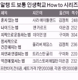 [책마을] 알랭 드 보통 '인생학교'에서 배우는 지혜