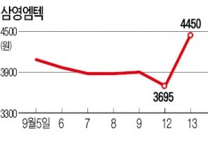 지진 테마주 '들썩'…삼영엠텍 20% 급등