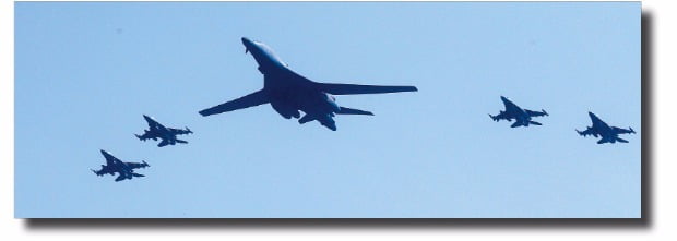 美 폭격기 B-1B 오늘 한국 출동…이번엔 오산기지 착륙