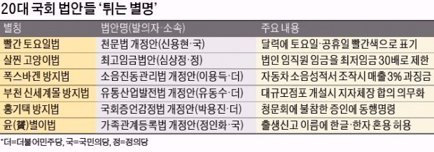 짧고 쉽고 톡톡 튀게…법안 '네이밍 경쟁'